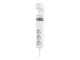 Neomounts Desk socket with clamp and USB-C and USB-A ports - Quick charge DS22-840WH6