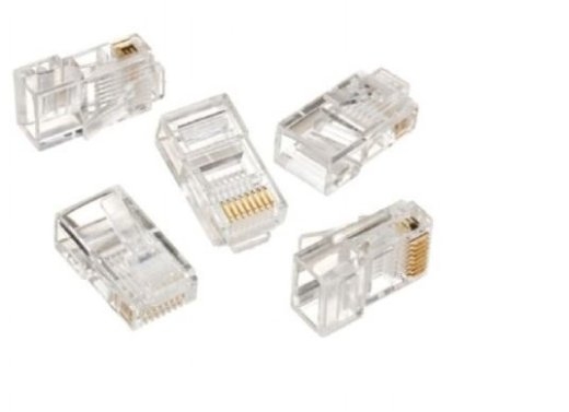 Mains plug, type 8P8C /100 pcs