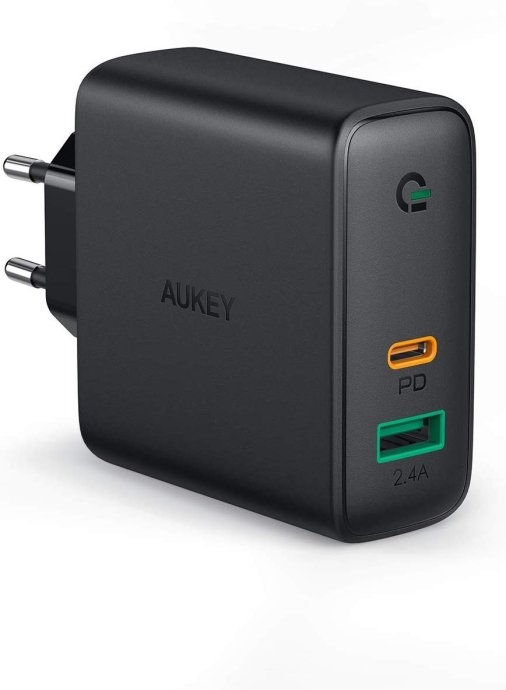 PA-D3 Wall Charger 2xUSB Power Delivery (1xUSB+1xUSB C) 5.4A 60W Dynamic Detect
