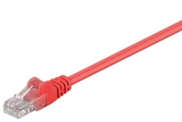 Goobay CAT 5e patch cable, U/UTP 68369 Red RJ45 male (8P8C) RJ45 male (8P8C)