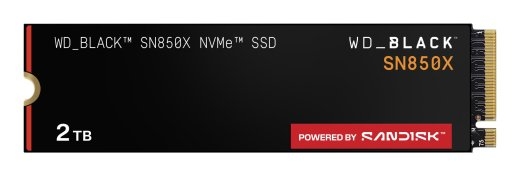 SSD SANDISK 1200xTBW rating Read speed 7300 MB/s Write speed 6600 MB/s NVMe Yes PCI Express 4.0 M.2 2000 Black SN850X WDS200T2X0E