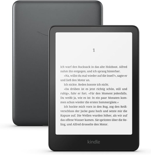 Amazon Kindle Paperwhite Signature Edition e-book reader Touchscreen 32 Wi-Fi Black, Metallic