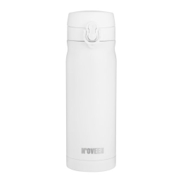 Thermal bottle NOVEEN TB811 white mat 400 ml