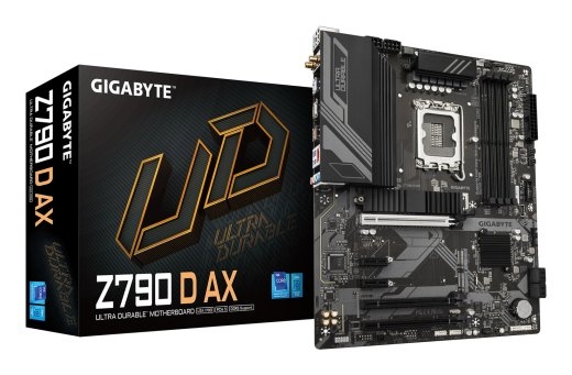 GIGABYTE Z790 D AX Motherboard - Supports Intel Core 14th Gen CPUs, 12+1+1 Phases Digital VRM, up to 7600MHz DDR5 (OC), 3xPCIe 4.0 M.2, Wi-Fi 6E, 2...