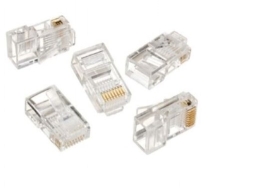 Mains plug, type 8P8C /100 pcs