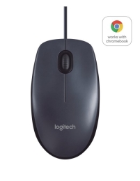 LOGITECH B100 optical Mouse black USB for Business OEM