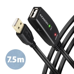AXAGON Active extension cable, 7.5 m ADR-207 USB Type-A to USB Type-A
