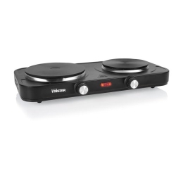 Tristar Table Hob KP-6152 Number of burners/cooking zones 2 Black Electric