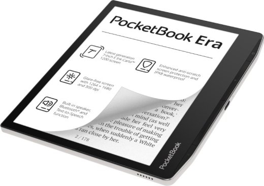 PocketBook 700 Era Silver e-book reader Touchscreen 16 Black, Silver
