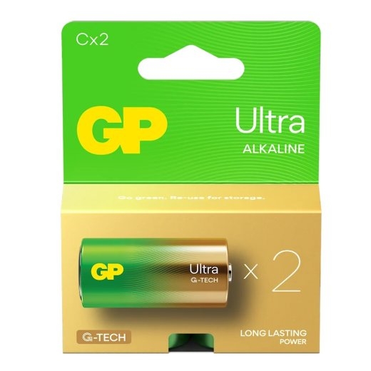GP Battery Alkaline battery LR14 /C ULTRA 2 pcs (G-TECH)