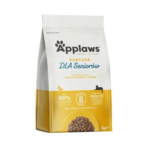 APPLAWS Senior Chicken - dry cat food - 2kg