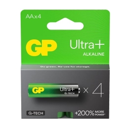 GP Battery Alkaline batteries LR6/ AA GP ULTRA+ 4PCS.