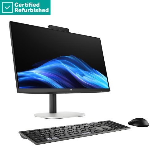 RENEW SILVER HP ProStudio 4 AIO All-In-One 24 - Ultra 5-235, 16GB, 512GB SSD, 23.8 Touch AG, Height Adjustable, USB Mouse, Win 11 Pro, 1 years