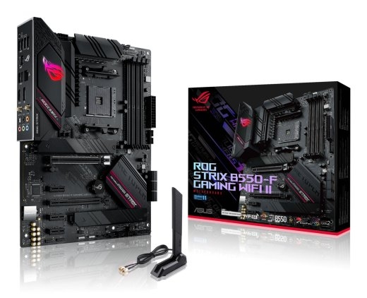 Mainboard ASUS AMD B550 SAM4 ATX Memory DDR4 Memory slots 4 3xPCI-Express 3.0 1x 1xPCI-Express 3.0 4x 1xPCI-Express 4.0 16x 2xM.2 1xHDMI 1xDisplayP...