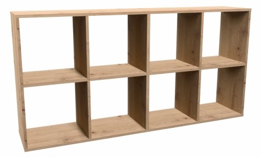 Topeshop MALAX 2X4 ARTISAN living room bookcase