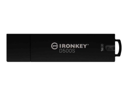 Kingston IronKey D500S - USB flash drive - 16 - TAA Compliant