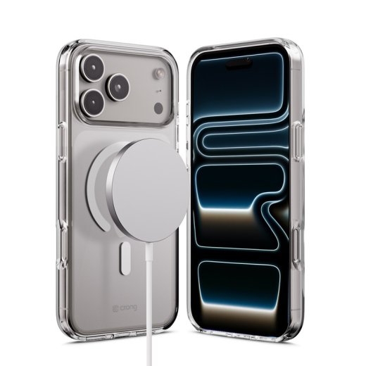 Crong Case MagSafe iPhone 17 Pro Max transparent