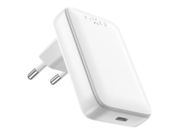 FIXED Slim USB-C Travel Charger, GaN, PD support, 30W, White Fixed