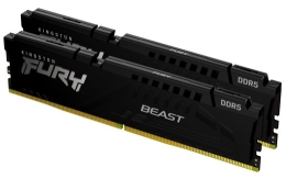 Kingston Technology FURY Beast 128GB 5600MT/s DDR5 CL40 DIMM (Kit of 2) Black
