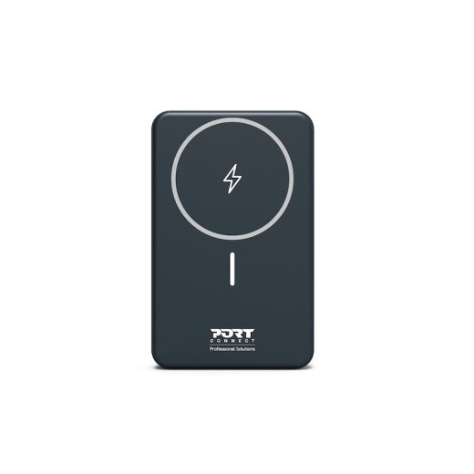PORT CONNECT USB-C external battery PD, Wireless Qi2 10000 mAh Blue