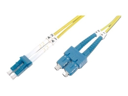 Digitus Patch Cord DK-2932-01 Cable diameter 3 mm; Cable type: I-VH 2E9/125µ; Fiber diameter: 09/125µ; Connector 1/2: LC/SM