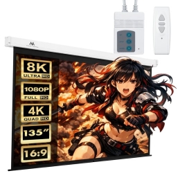 The projection screen 135 inch electric MC561
