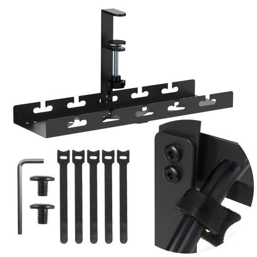 Maclean Under-desk cable organizer, MC-105 B