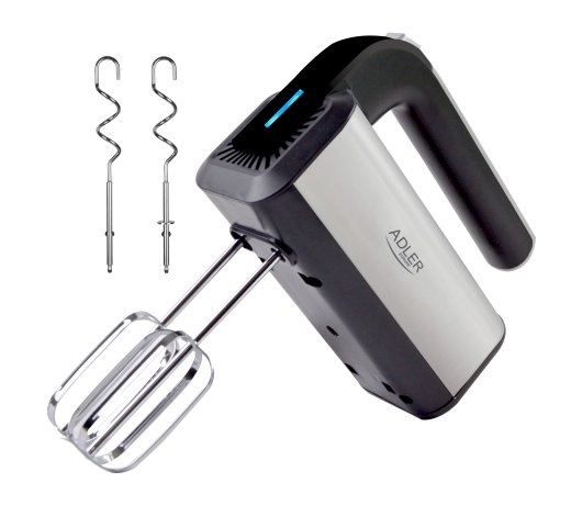 Adler Hand mixer AD 4225 300 W Number of speeds 5 Turbo mode Stainless steel