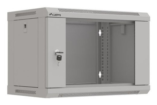 Lanberg WF03-5306-10S rack cabinet 6U Wall mounted rack Grey
