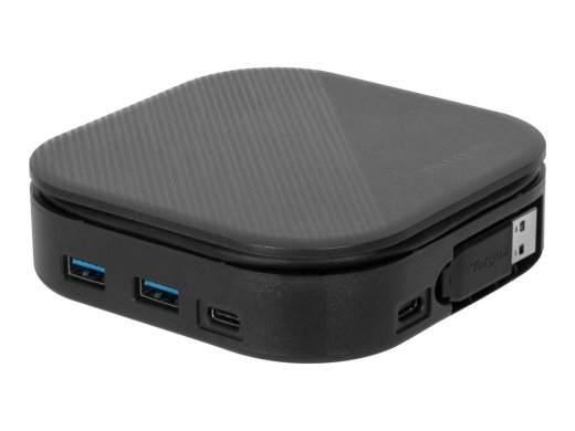 Targus Universal DisplayLink USB-C Dual Monitor Travel Docking Station, 80W HDMI ports quantity 2 Ethernet LAN