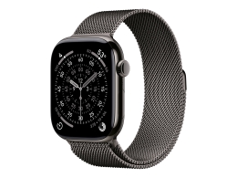 Apple Watch Series 11 GPS + Cellular 46mm Slate Titanium Case with Slate Milanese Loop - M/L Apple
