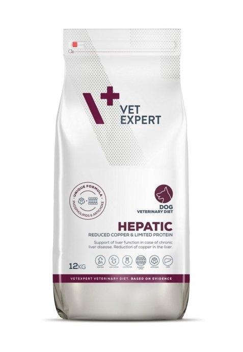 VETEXPERT Veterinary Diet Hepatic Dog - dry dog food - 12kg