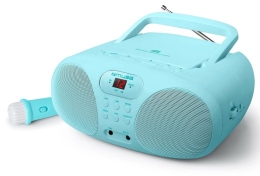 Muse Portable Sing-A-Long Radio CD Player MD-203 KB AUX in CD player FM radio