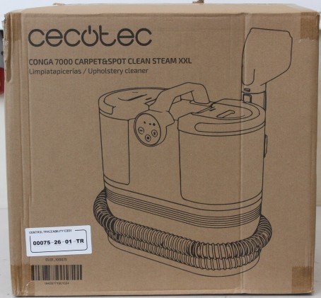 SALE OUT. Cecotec Conga 7000 Carpet&Spot Clean Steam XXL cable upholstery cleaner Cecotec Upholstery Cleaner Conga 7000 Carpet&Spot Clean Steam XXL...