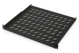 Digitus 1U Fixed Shelf for Racks DN-19 TRAY-1-400-SW The shelves for fixed mounting can be installed easy on the two front 483 mm (19“) profile rai...
