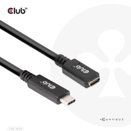 CABLE USB-C TO USB-C 2M/M/F CAC-1529 CLUB3D