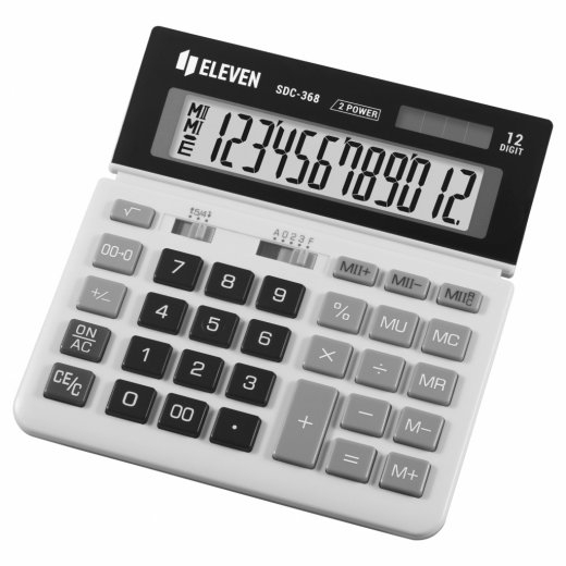 Eleven Office calculator SDC368 white-black