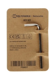 Teltonika Hex Key 19 x 53 x 2.5 mm Nickel Angled, Silver PR5MEC17