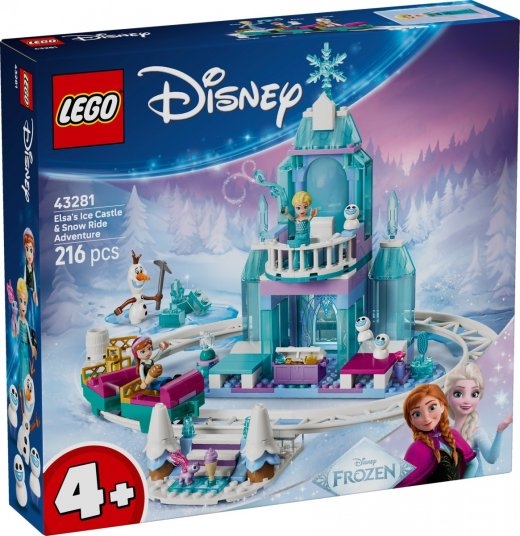 Blocks Disney 43281 Elsas Ice Castle & Snow Ride Adventure