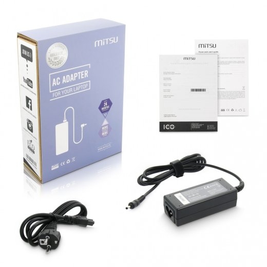 Power adapter 19V 2.37A (3.0x1.1) - Asus, Acer 45W
