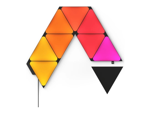Nanoleaf Shapes Black Triangles Starter Kit (9 panels) 42 W WiFi