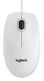 LOGITECH B100 Optical Mouse for Business White OEM