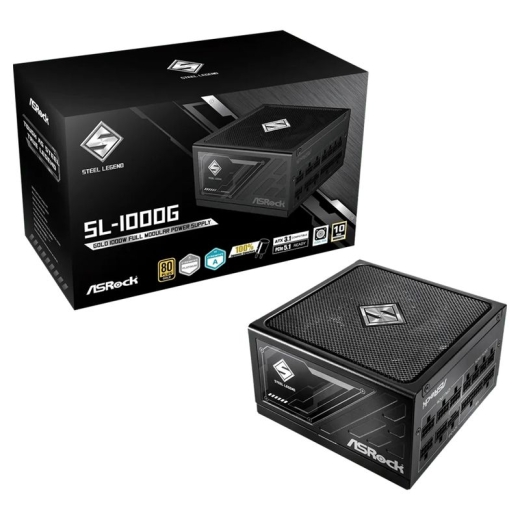 ASRock Steel Legend SL-1000G - power supply - 1000 Watt