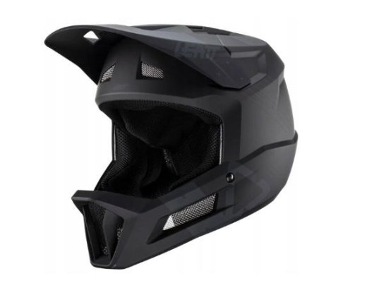 LEATT MTB Gravity 2.0 V23 Full-Face Cycling Helmet, Size L (59–60 cm), Black
