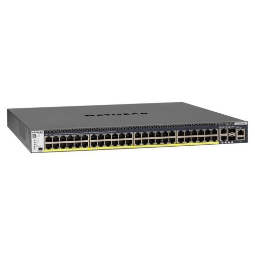 NETGEAR Switch M4300-52G-PoE+ - 52 Ports - 48x GE (10/100/1000) - 2x SFP+ - 48x PoE+ - 1x USB 2.0