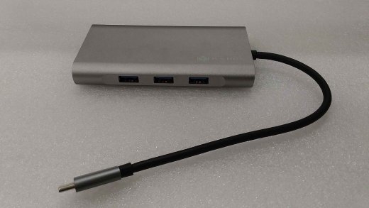 SALE OUT. Raidsonic Icy Box IB-DK4040-CPD USB Type-C Docking Station with two video interfaces USED, REFURBISHED, WITHOUT ORIGINAL PACKAGING AND MA...