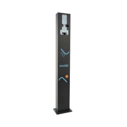 Single post for STAG EV charger with socket