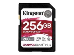 Kingston Flash-Card Canvas React Plus - SDXC UHS-II - 256