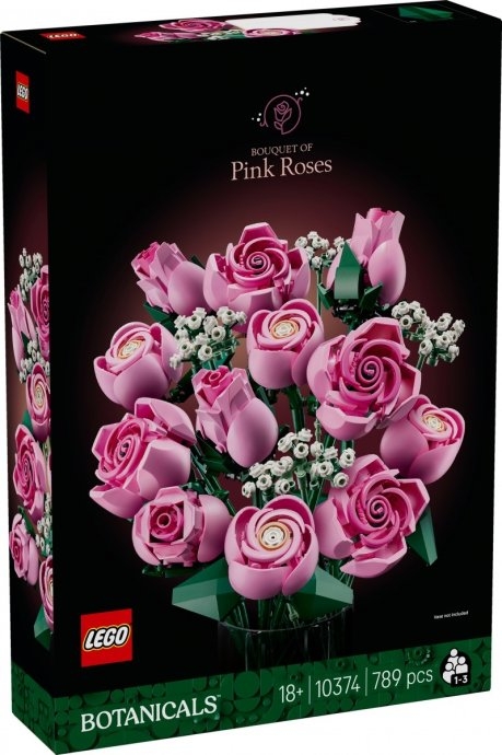 Blocks Botanicals 10374 Bouquet of Pink Roses
