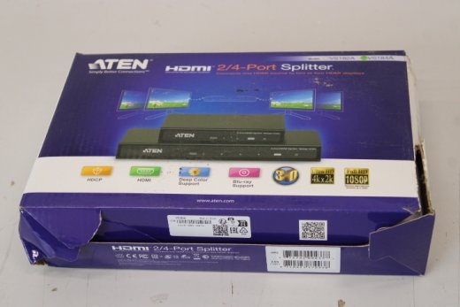 SALE OUT. Aten 4-Port 4K HDMI Splitter VS184A DAMAGED PACKAGING